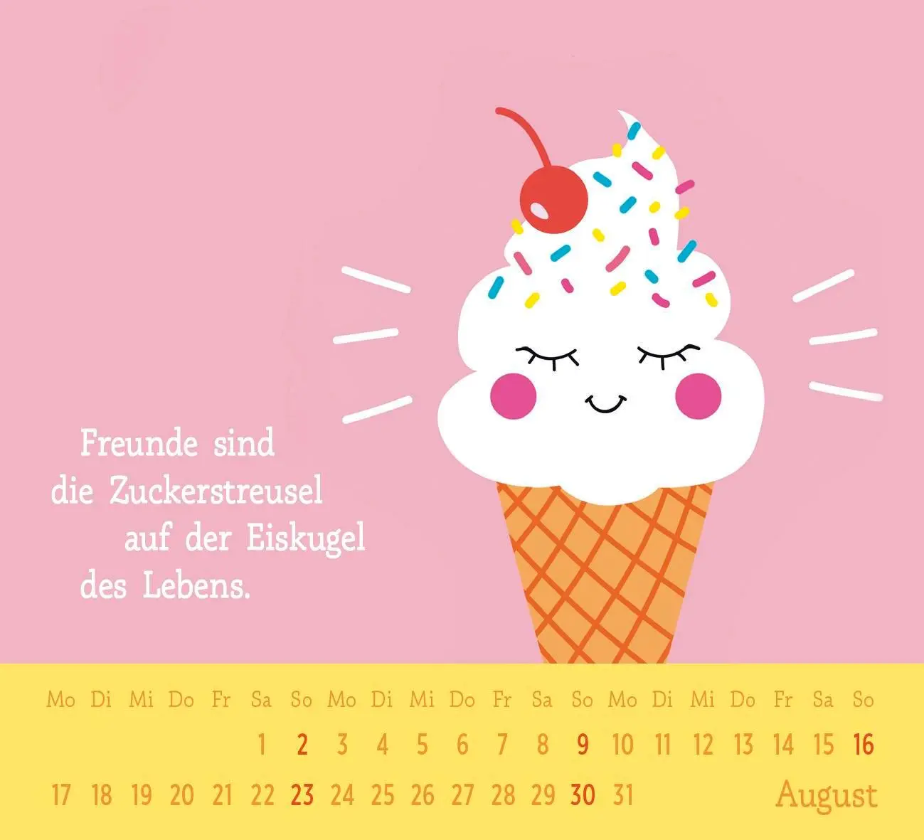 Bild: 4036442013410 | Mini-Kalender 2026: Der kleine Freundschaftskalender | Groh Verlag