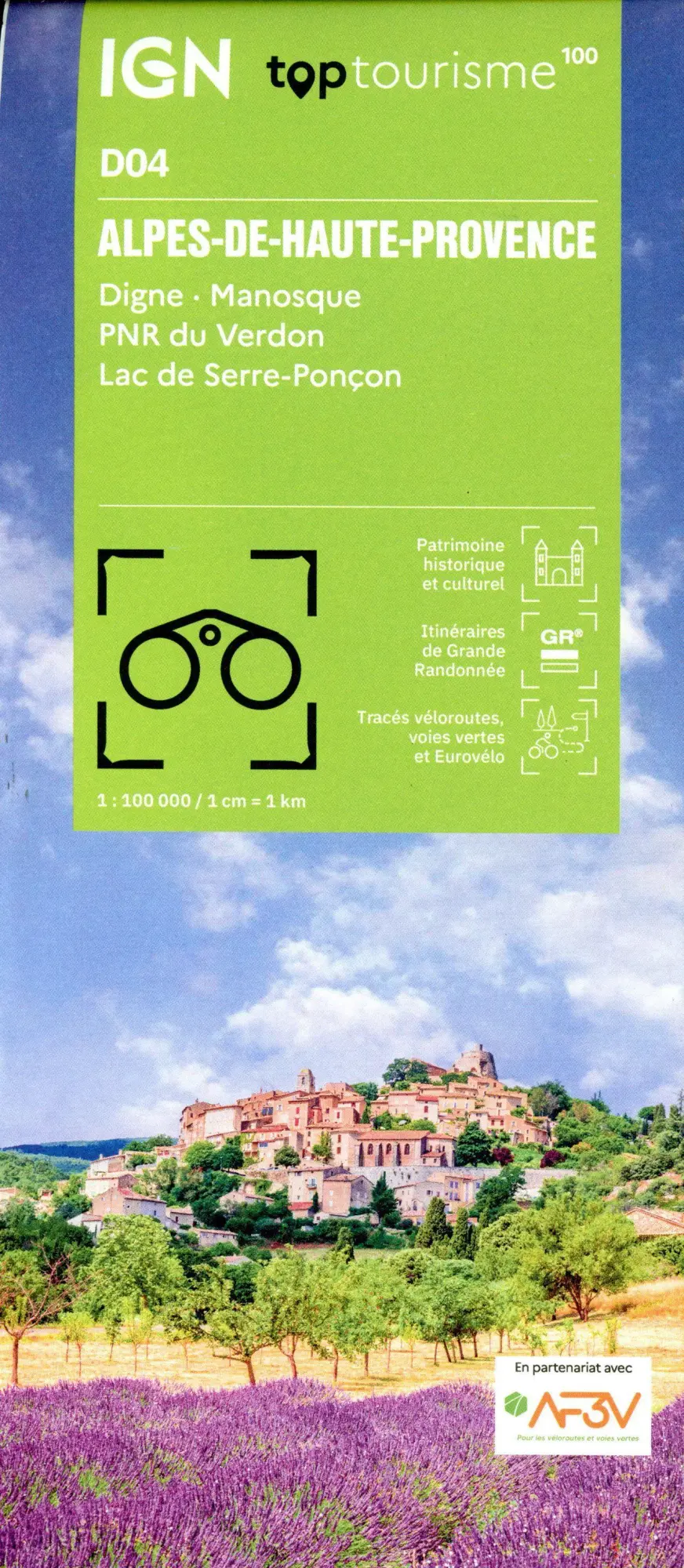Cover: 9782758553410 | 4 Alpes de Haute Provence | 1:100000 | (Land-)Karte | Französisch