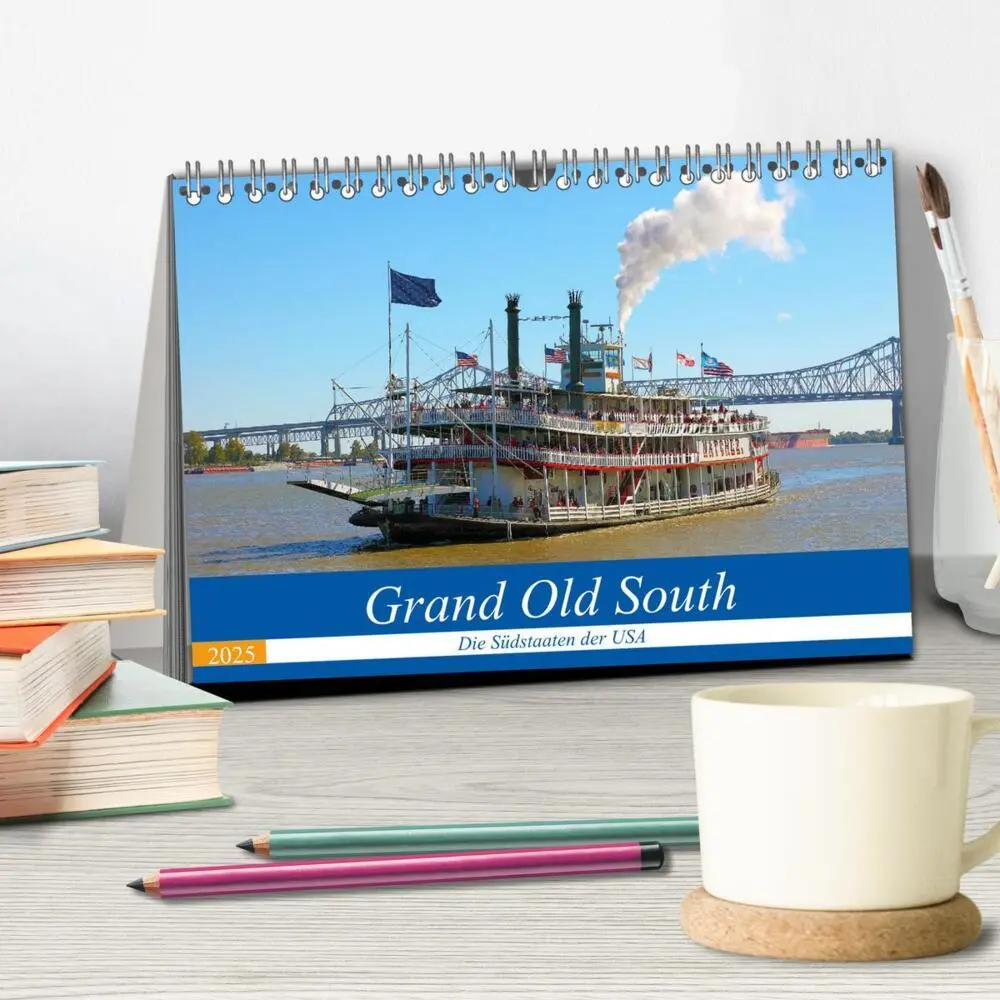 Bild: 9783435163410 | Grand Old South - Die Südstaaten der USA (Tischkalender 2025 DIN A5...