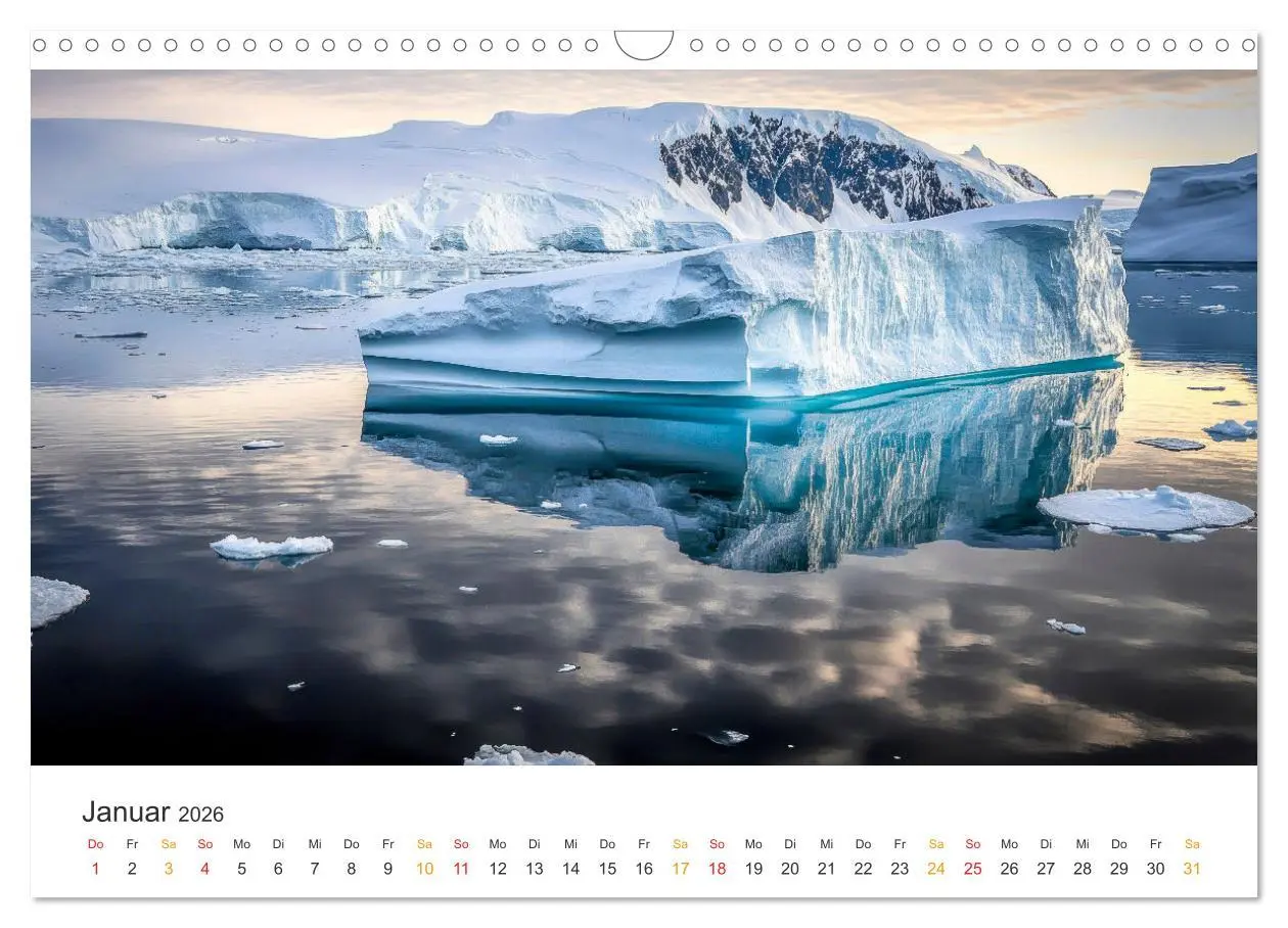 Bild: 9783457253410 | Antarktis - eisige Schönheit (Wandkalender 2026 DIN A3 quer),...