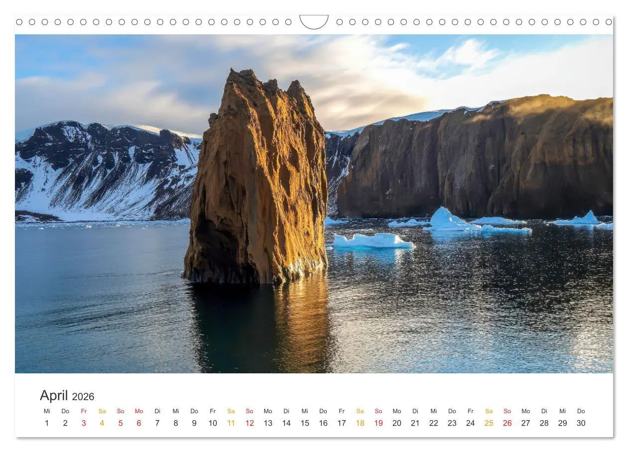 Bild: 9783457253410 | Antarktis - eisige Schönheit (Wandkalender 2026 DIN A3 quer),...