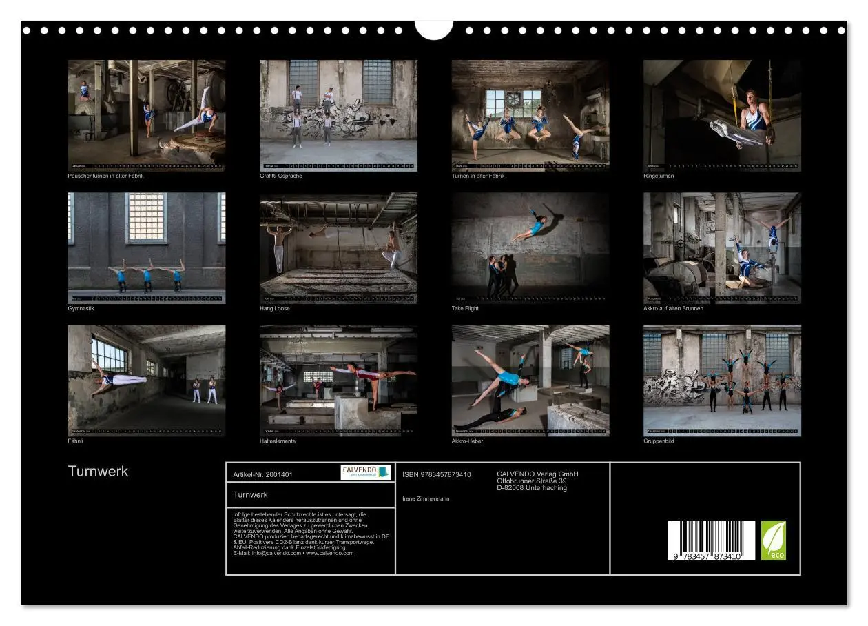 Bild: 9783457873410 | Turnwerk (Wandkalender 2026 DIN A3 quer), CALVENDO Monatskalender
