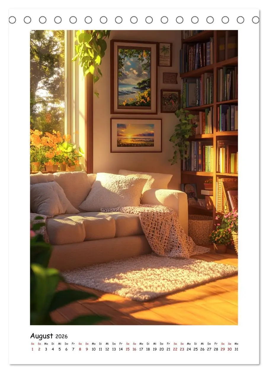 Bild: 9783457943410 | Ein Zuhause aus Worten (Tischkalender 2026 DIN A5 hoch), CALVENDO...