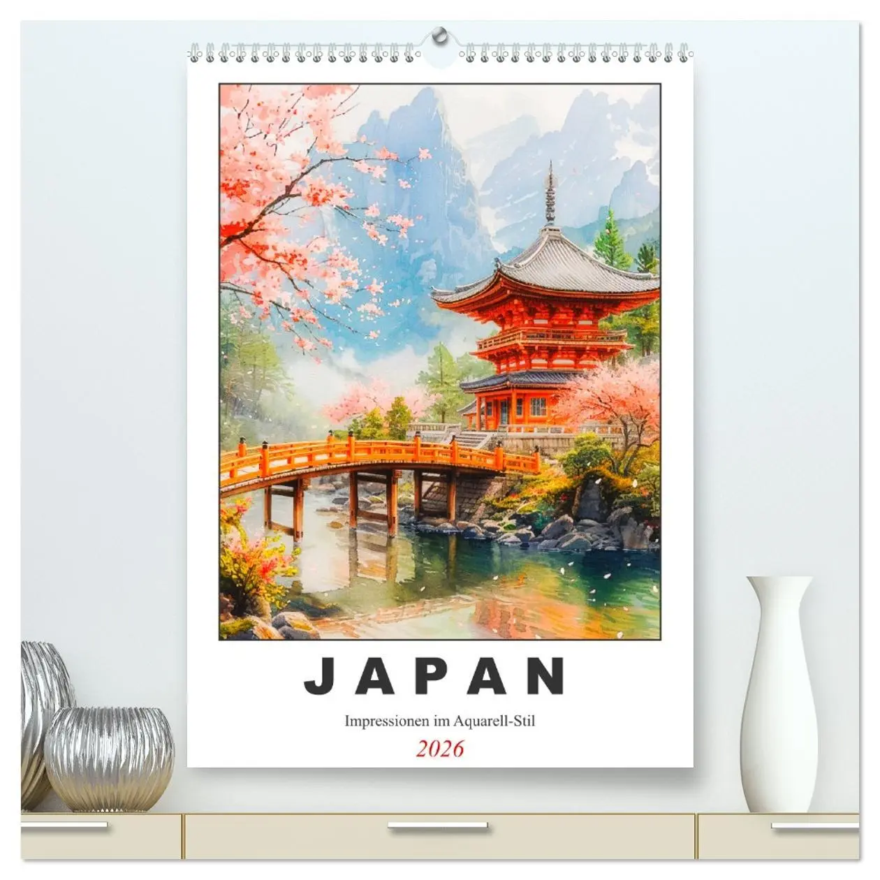 Cover: 9783516273410 | Japan. Impressionen im Aquarell-Stil (hochwertiger Premium...