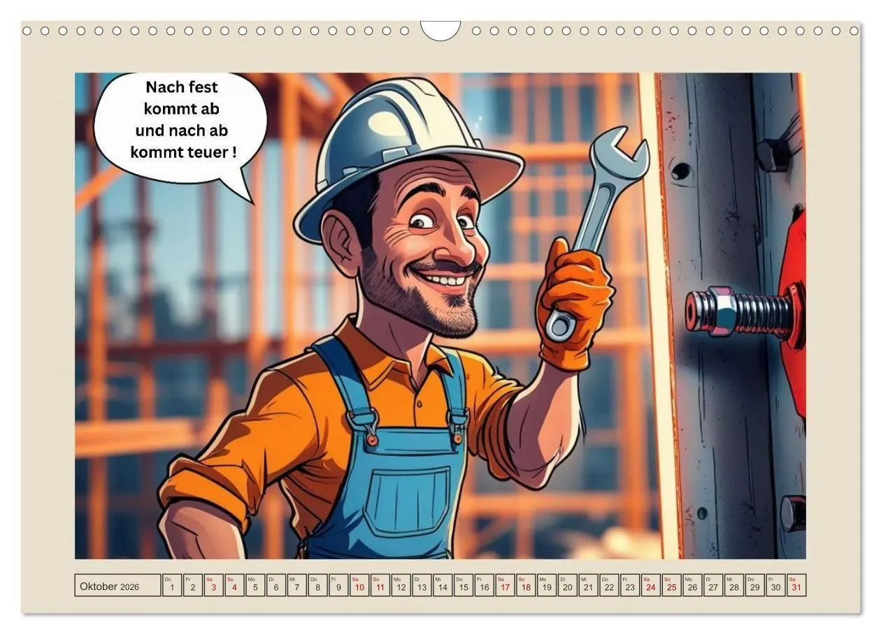 Bild: 9783516653410 | Meisterhaft daneben - Die witzige Seite des Handwerks (Wandkalender...