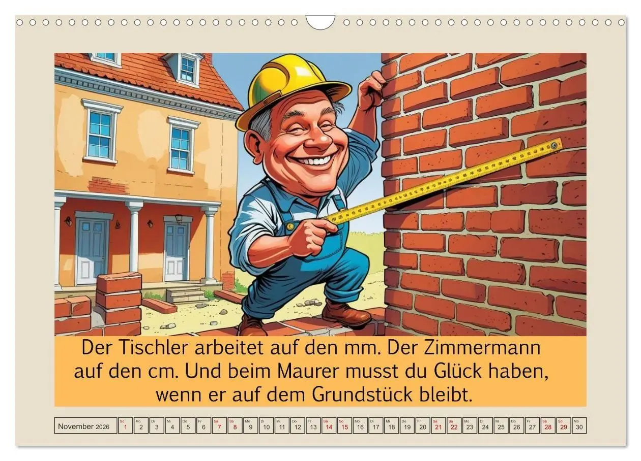Bild: 9783516653410 | Meisterhaft daneben - Die witzige Seite des Handwerks (Wandkalender...