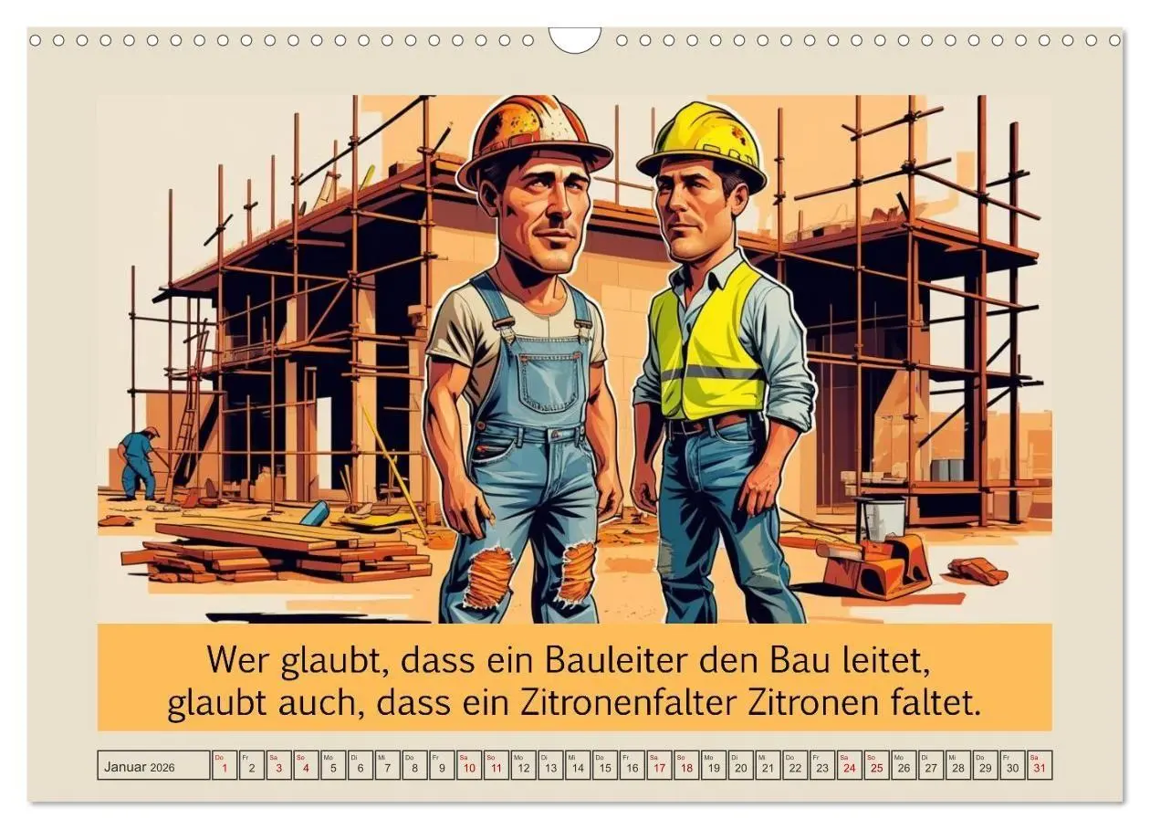 Bild: 9783516653410 | Meisterhaft daneben - Die witzige Seite des Handwerks (Wandkalender...