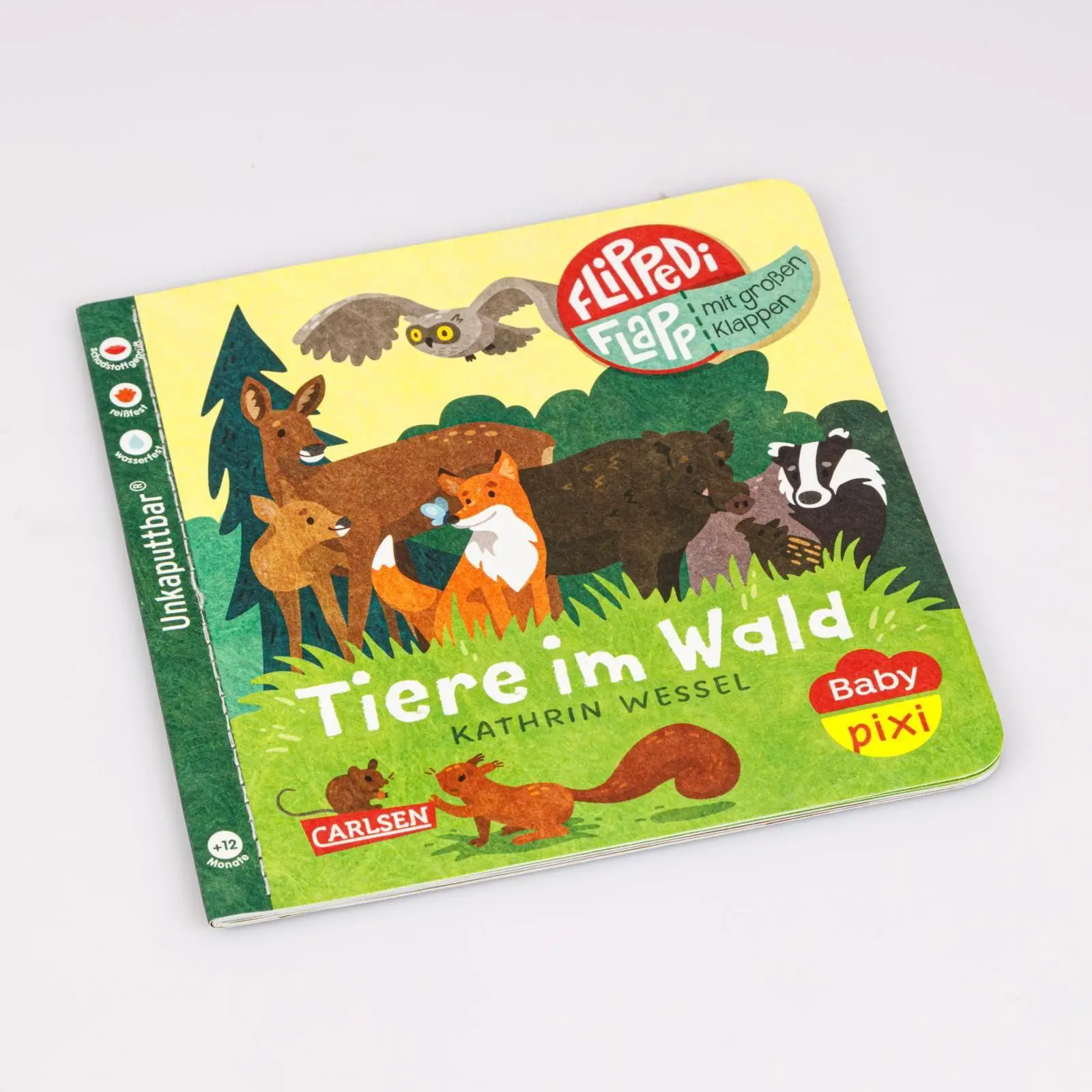 Bild: 9783551063410 | Baby Pixi (unkaputtbar) 178: Flippediflapp: Tiere im Wald | Wessel