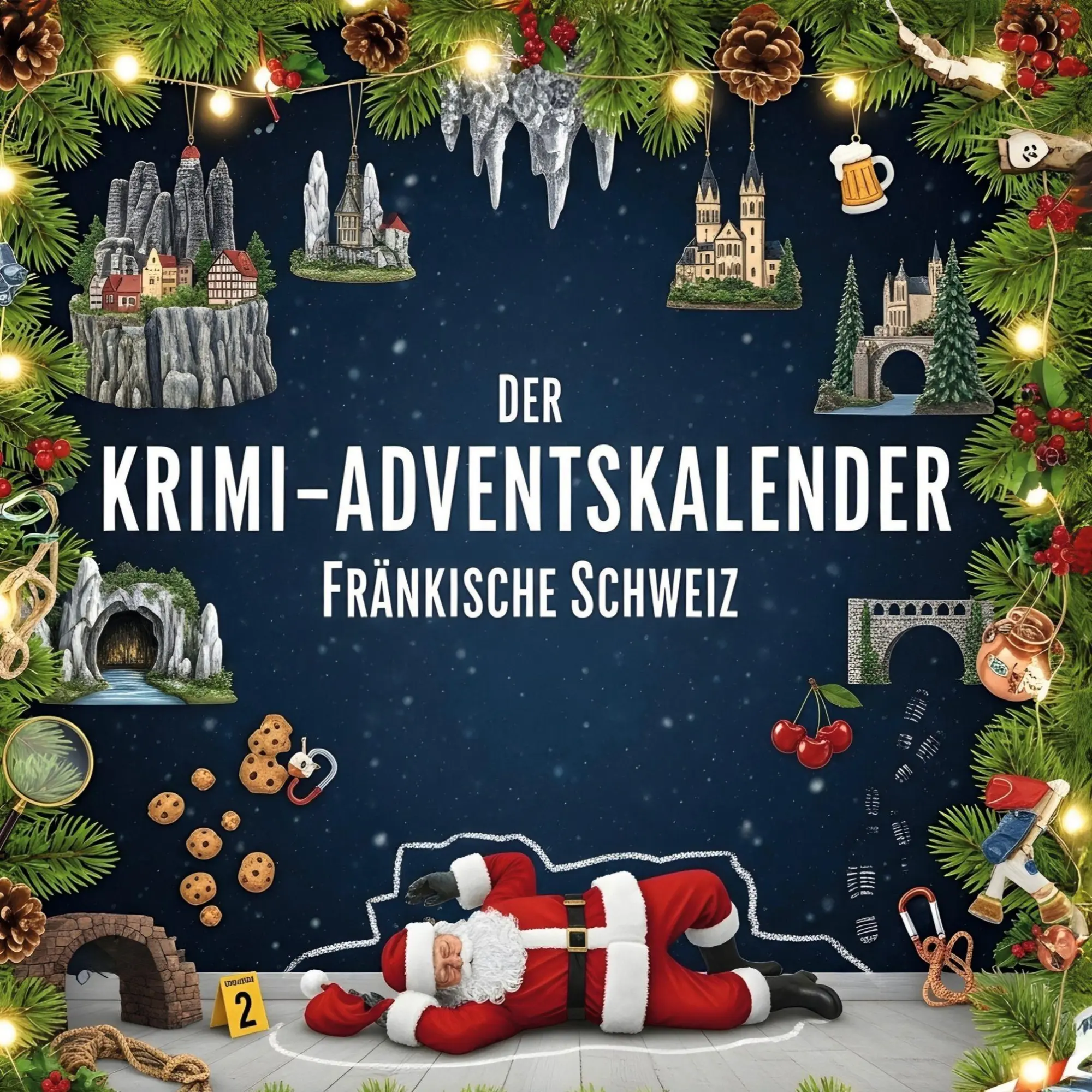 Cover: 9783695303410 | Der Krimi-Adventskalender Fränkische Schweiz | Tim König | Taschenbuch