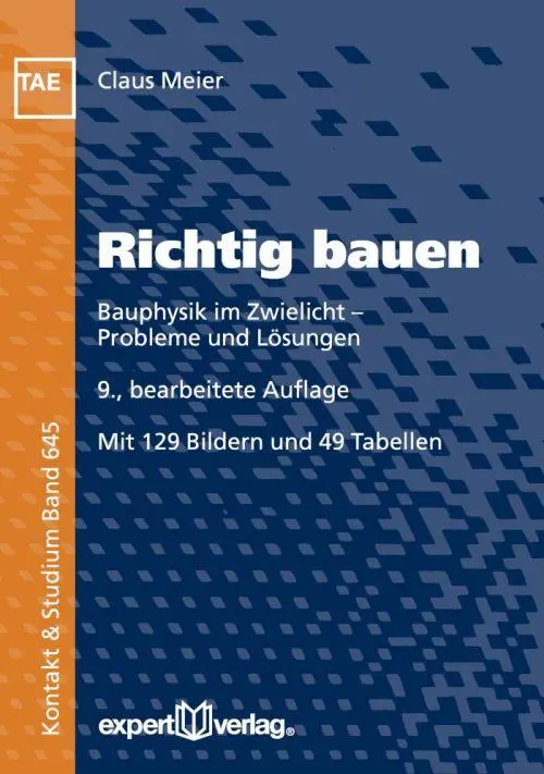 Cover: 9783816933410 | Richtig bauen | Bauphysik im Zwielicht - Probleme und Lösungen | Meier Cover: 9783816933410 | Richtig bauen | Bauphysik im Zwielicht - Probleme und Lösungen | Meier