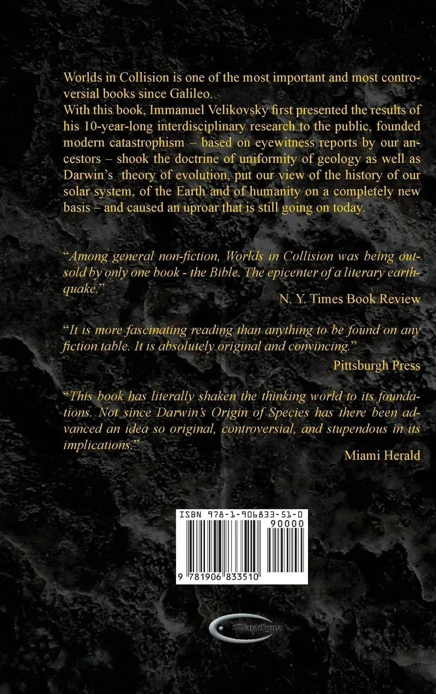 Rückseite: 9781906833510 | Worlds in Collision | Immanuel Velikovsky | Buch | Englisch | 2018