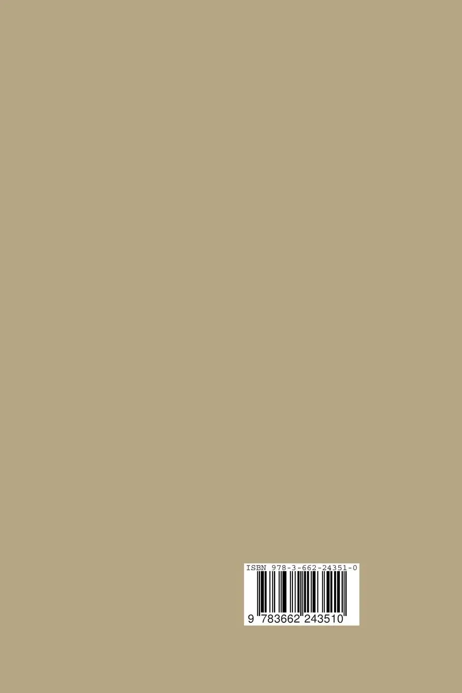 Rückseite: 9783662243510 | Definitive Bahnbestimmung des Kometen 1957 V (Mrkos) | Taschenbuch