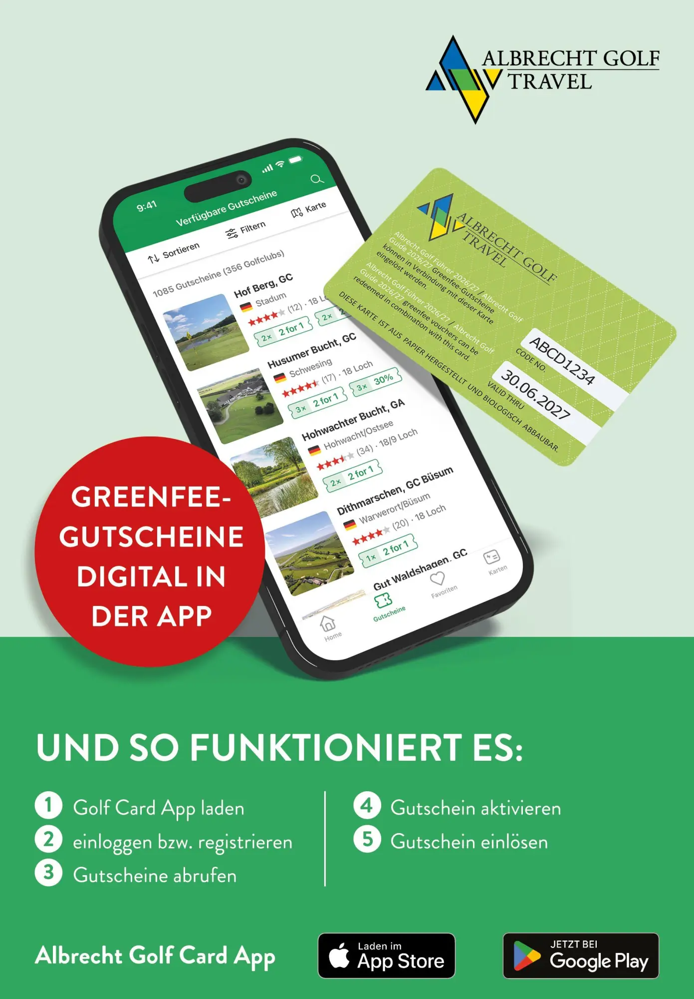 Bild: 9783870143510 | Albrecht Golf Führer Deutschland 26/27 inklusive Greenfee Gutscheinen