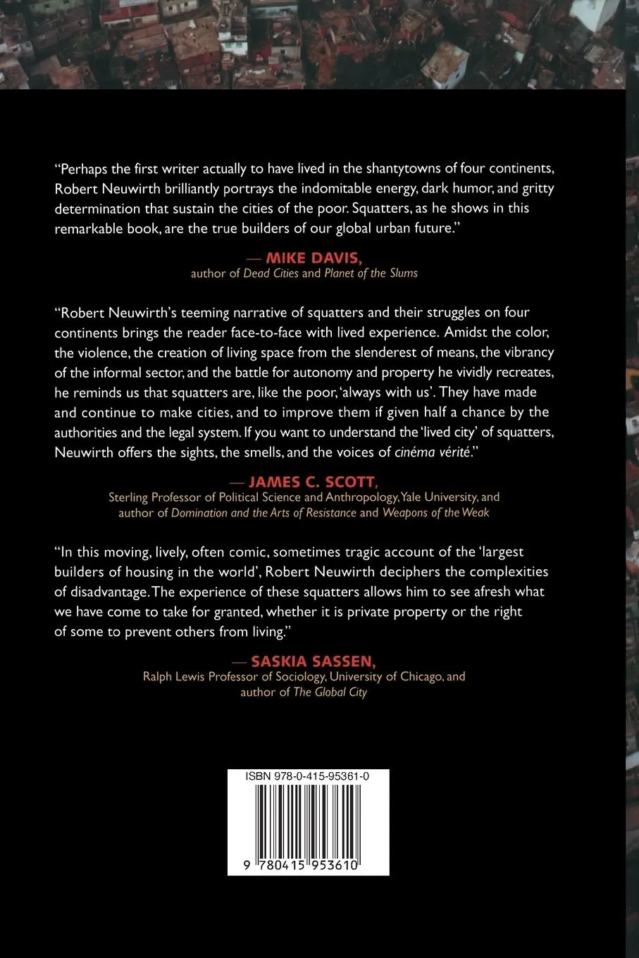 Rückseite: 9780415953610 | Shadow Cities | A Billion Squatters, A New Urban World | Neuwirth