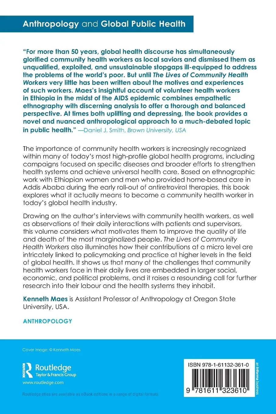 Rückseite: 9781611323610 | The Lives of Community Health Workers | Kenneth Maes | Taschenbuch