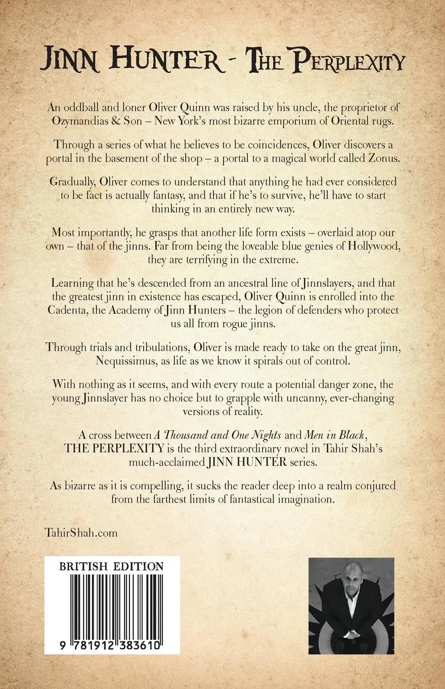 Rückseite: 9781912383610 | Jinn Hunter | Book Three: The Perplexity | Tahir Shah | Taschenbuch