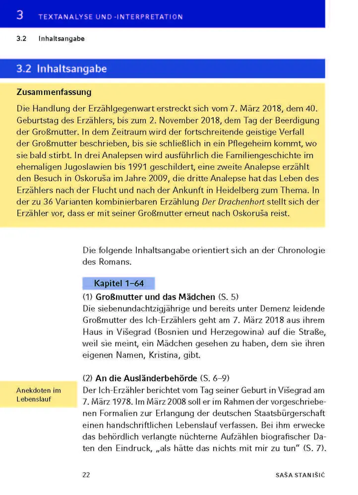 Bild: 9783129303610 | Herkunft von Sasa Stanisic - Textanalyse und Interpretation | Stanisic