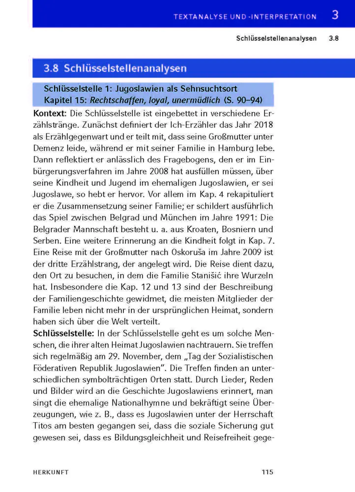 Bild: 9783129303610 | Herkunft von Sasa Stanisic - Textanalyse und Interpretation | Stanisic