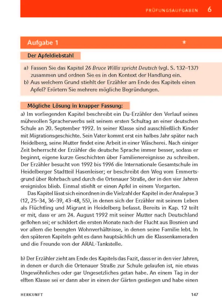 Bild: 9783129303610 | Herkunft von Sasa Stanisic - Textanalyse und Interpretation | Stanisic