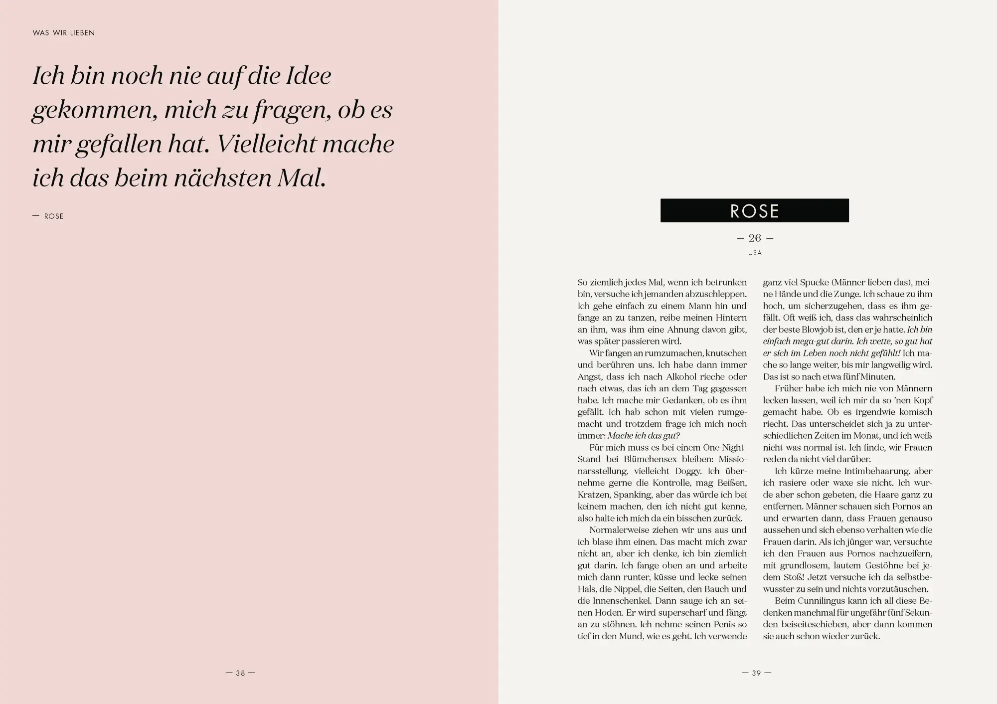 Bild: 9783453273610 | Was wir lieben | Frauen* reden über Sex | Lucy-Anne Holmes | Buch