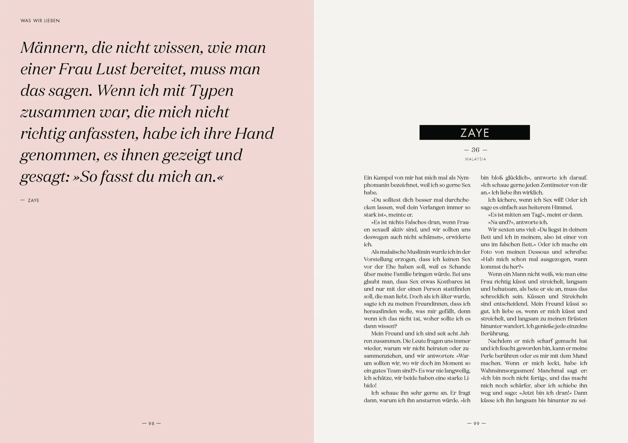 Bild: 9783453273610 | Was wir lieben | Frauen* reden über Sex | Lucy-Anne Holmes | Buch