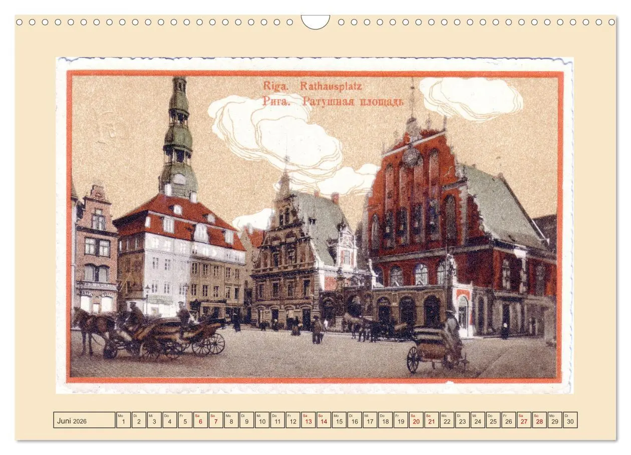 Bild: 9783457543610 | Gruss aus Riga - Historische Ansichtskarten (Wandkalender 2026 DIN...