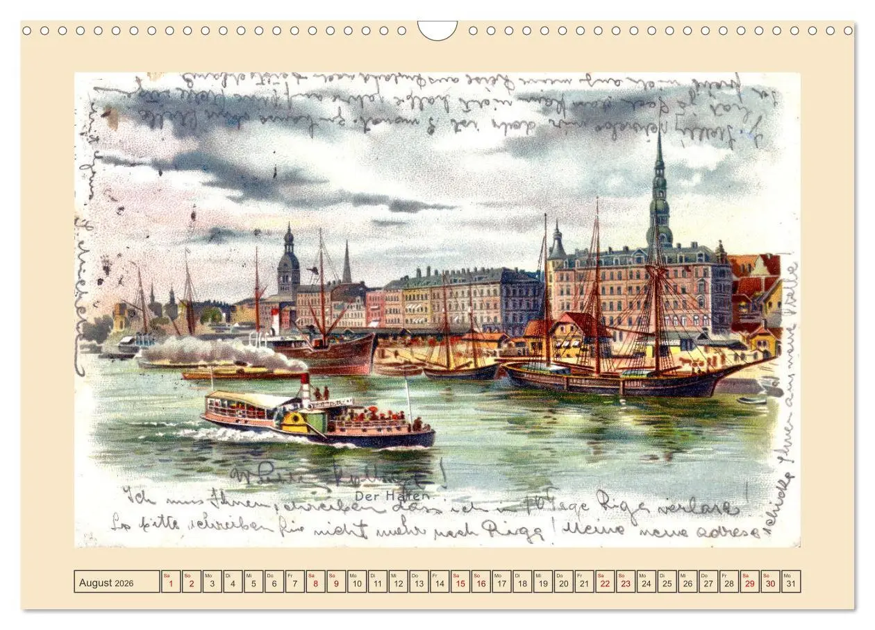 Bild: 9783457543610 | Gruss aus Riga - Historische Ansichtskarten (Wandkalender 2026 DIN...