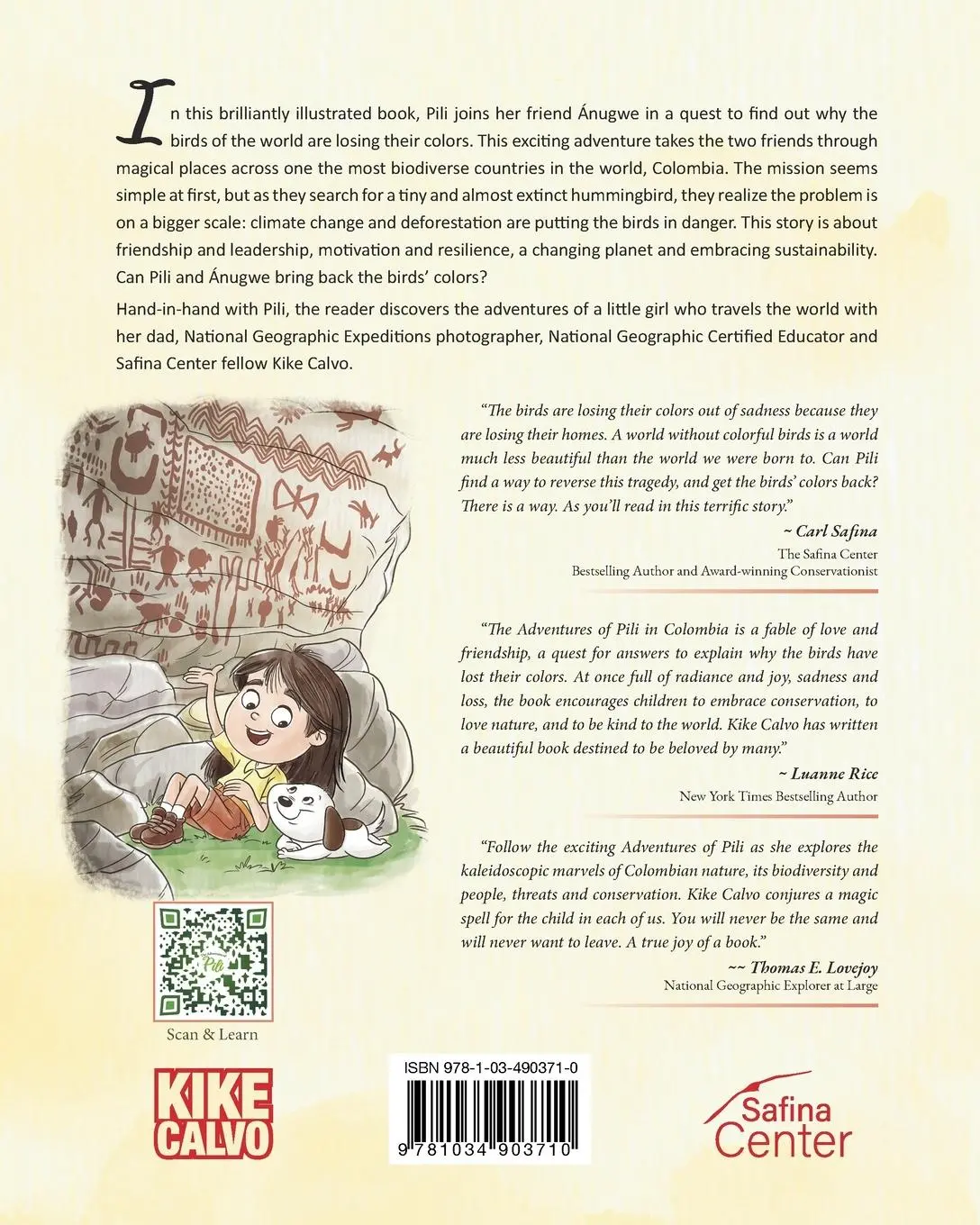 Rückseite: 9781034903710 | The Adventures of Pili in Colombia. Dual Language Books for...