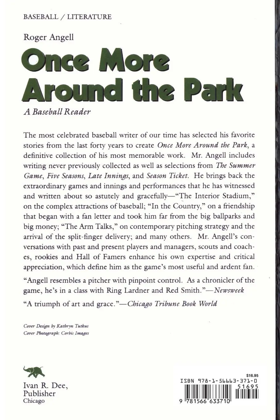 Rückseite: 9781566633710 | Once More Around the Park | A Baseball Reader | Roger Angell | Buch