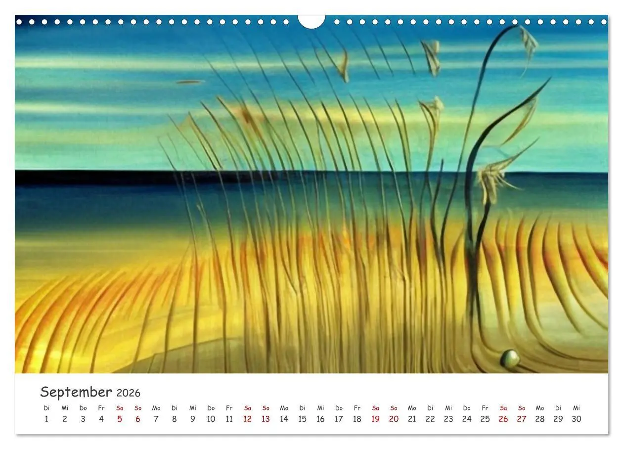 Bild: 9783457533710 | Ostsee Kunstwerke (Wandkalender 2026 DIN A3 quer), CALVENDO...