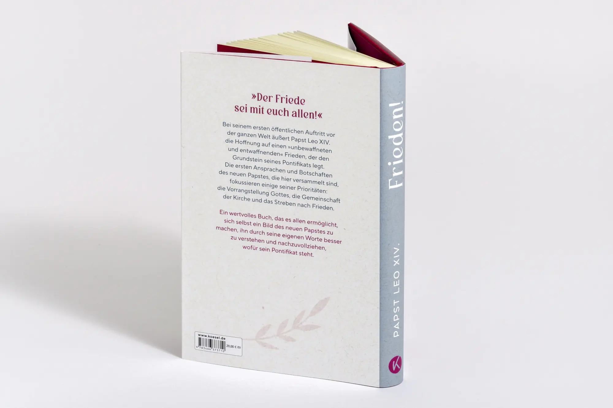 Bild: 9783466373710 | Frieden! | Papst Leo XIV. | Buch | 192 S. | Deutsch | 2025 | Kösel