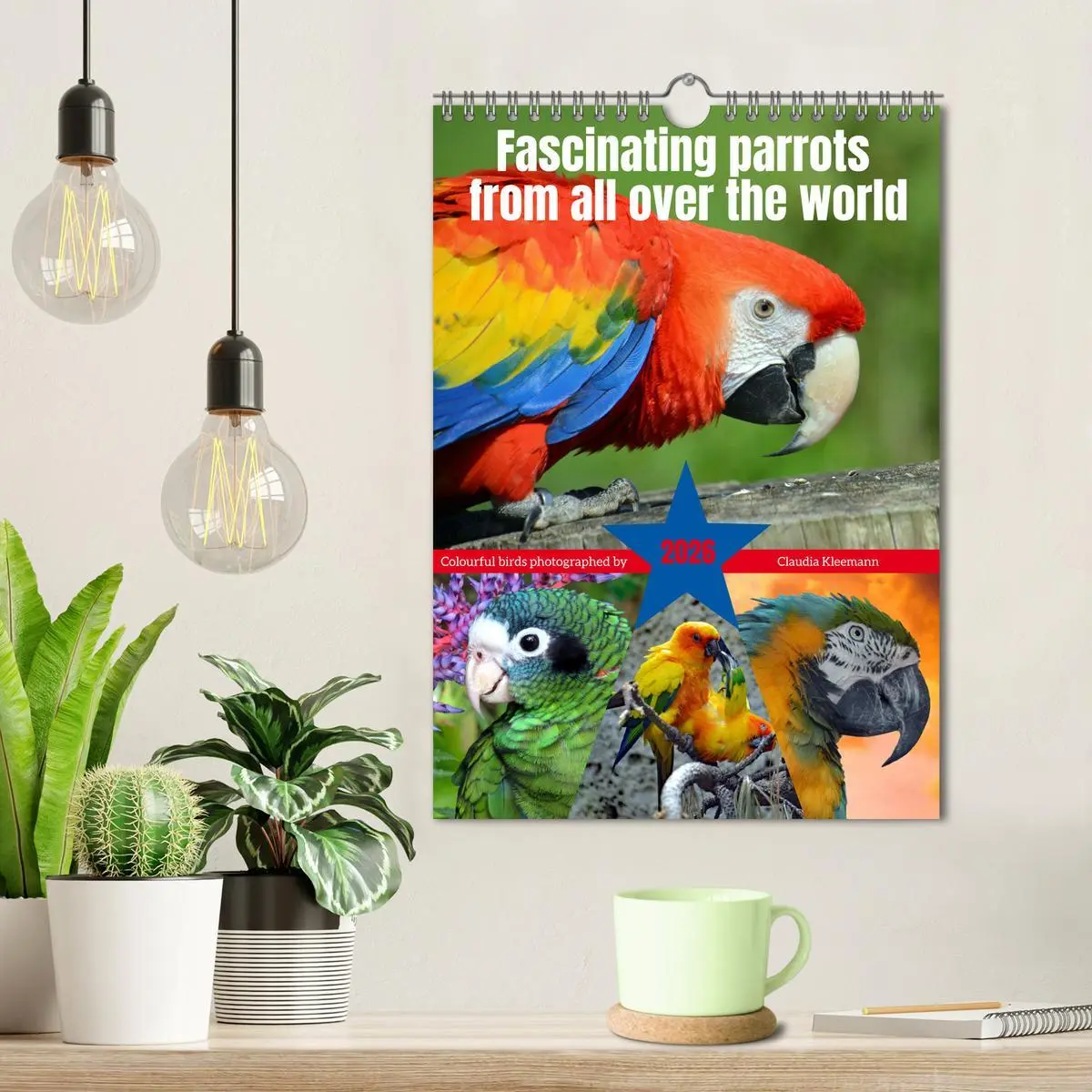 Bild: 9783516553710 | Fascinating parrots from all over the world (Wall Calendar 2026 DIN...