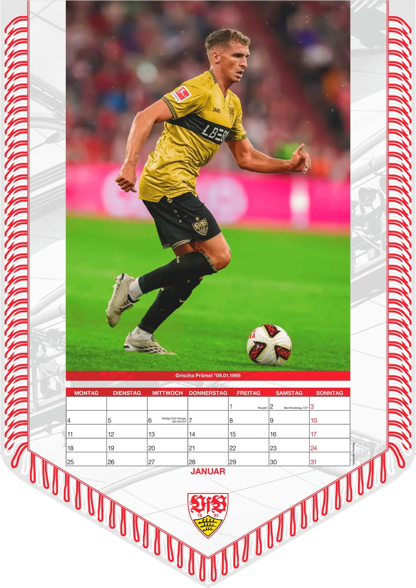 Bild: 4069095013810 | VfB Stuttgart 2027 | Neumann Verlage GmbH &amp; Co KG | Kalender | 14 S.