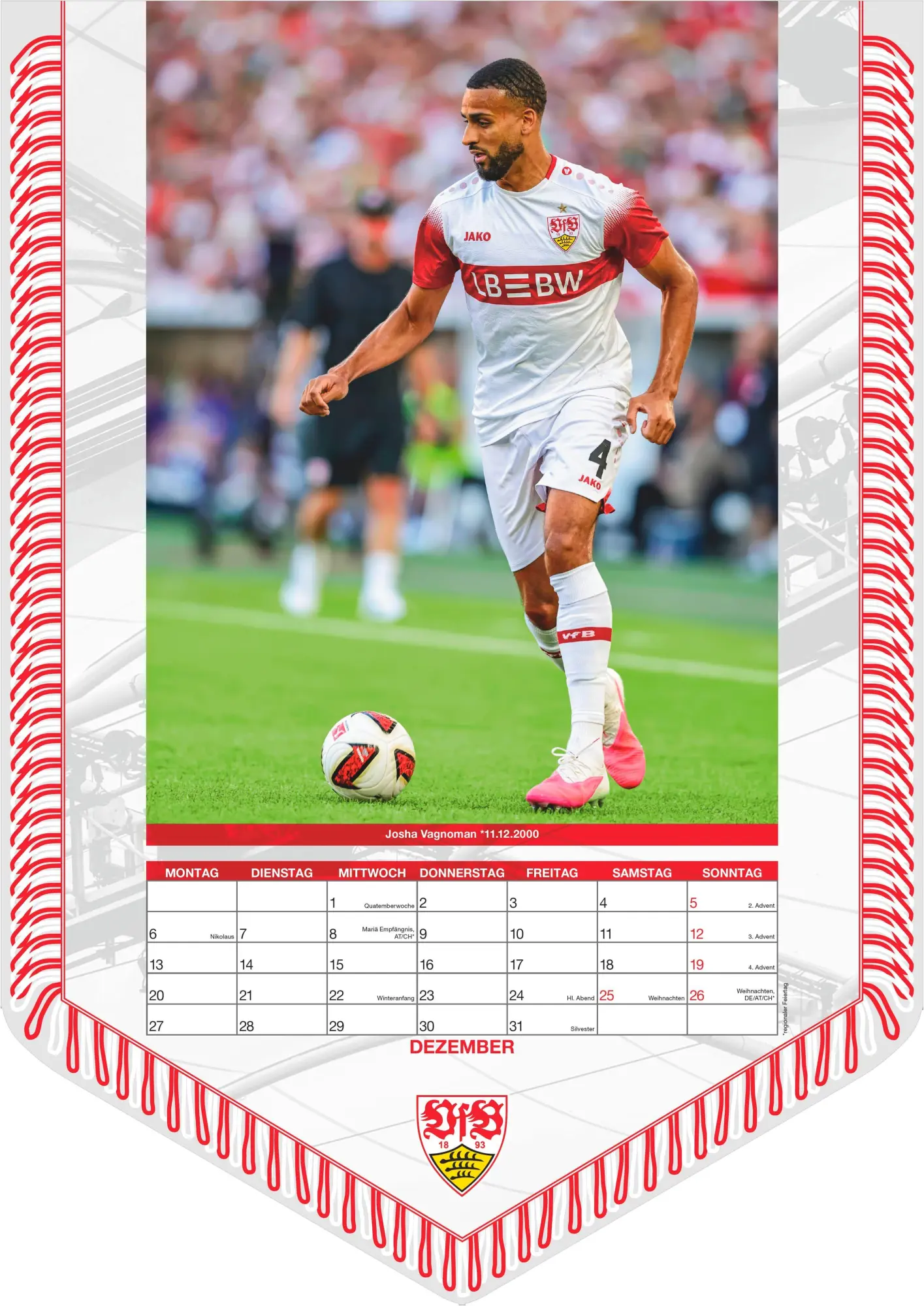 Bild: 4069095013810 | VfB Stuttgart 2027 | Neumann Verlage GmbH &amp; Co KG | Kalender | 14 S.