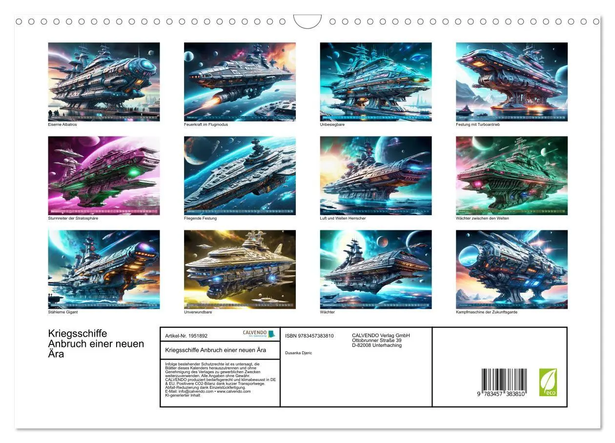 Bild: 9783457383810 | Kriegsschiffe Anbruch einer neuen Ära (Wandkalender 2026 DIN A3...