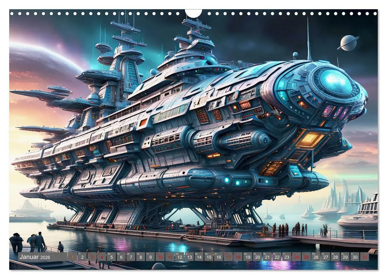 Bild: 9783457383810 | Kriegsschiffe Anbruch einer neuen Ära (Wandkalender 2026 DIN A3...