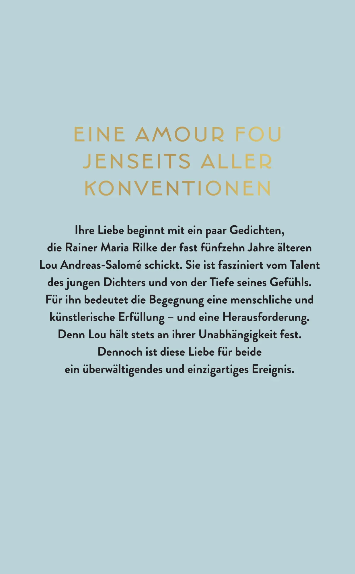Rückseite: 9783458683810 | Bis unsre Seelen Sterne sind. Rilke und Lou Andreas-Salomé | Wildner