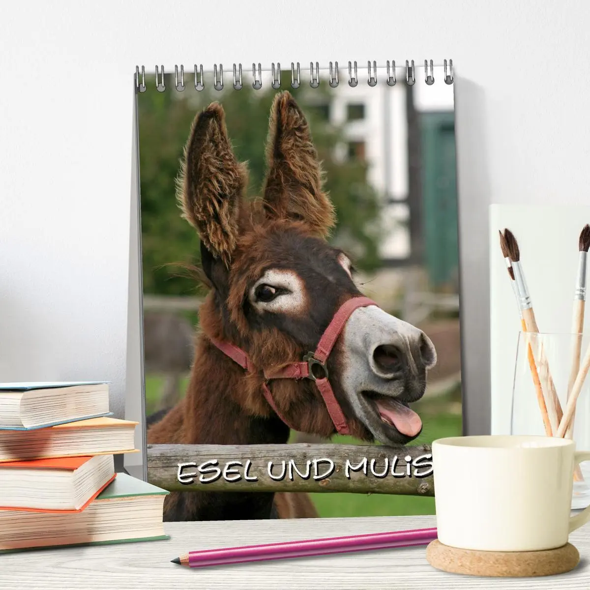 Bild: 9783516473810 | Esel und Mulis (Tischkalender 2026 DIN A5 hoch), CALVENDO...