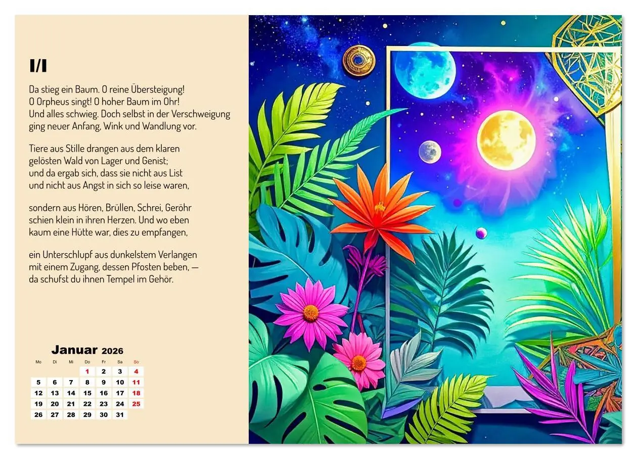 Bild: 9783516613810 | Orpheus' Leier (Wandkalender 2026 DIN A3 quer), CALVENDO...