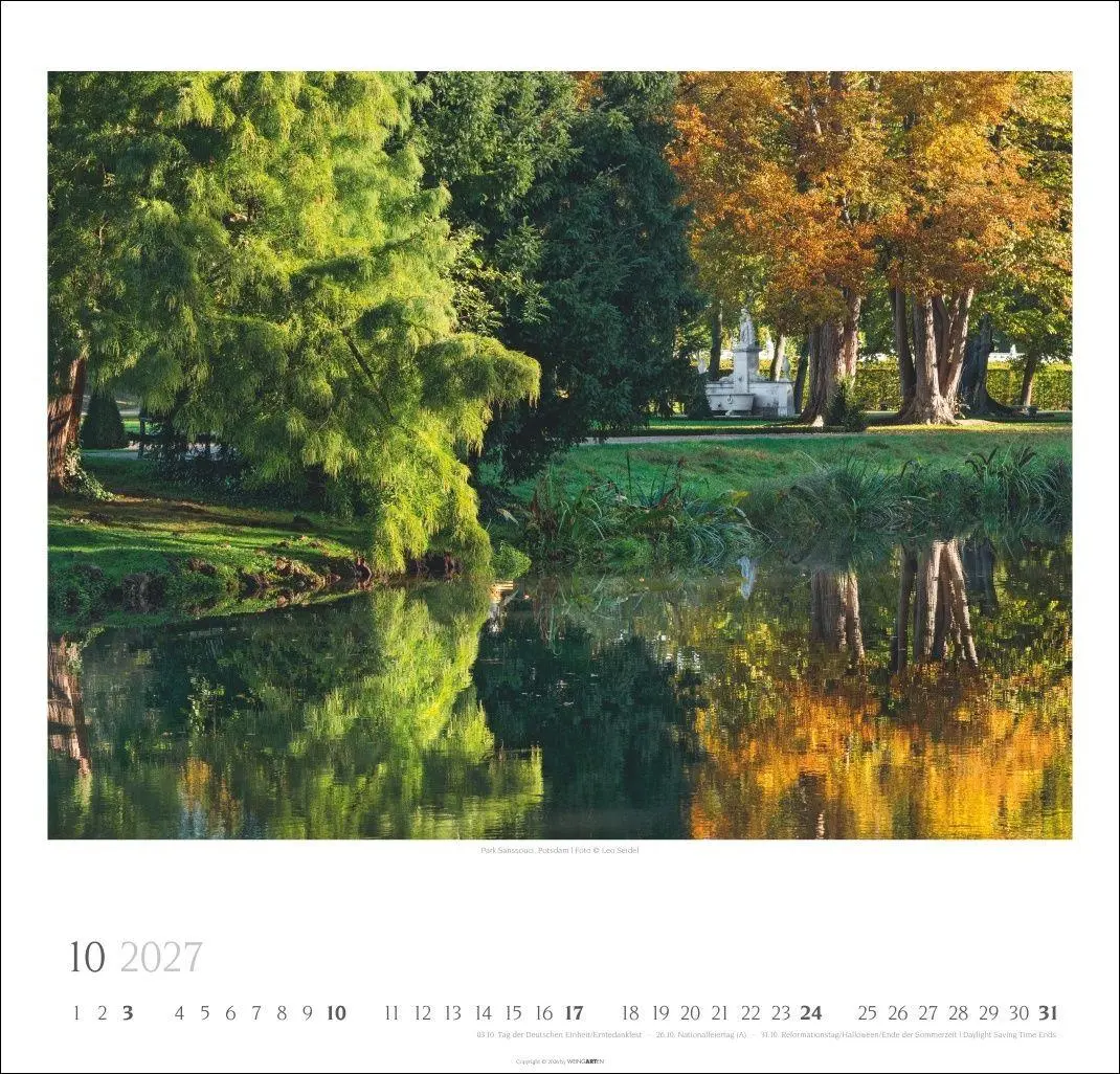 Bild: 9783839903810 | Ein Spaziergang durch Preußische Schlösser und Gärten Kalender 2027