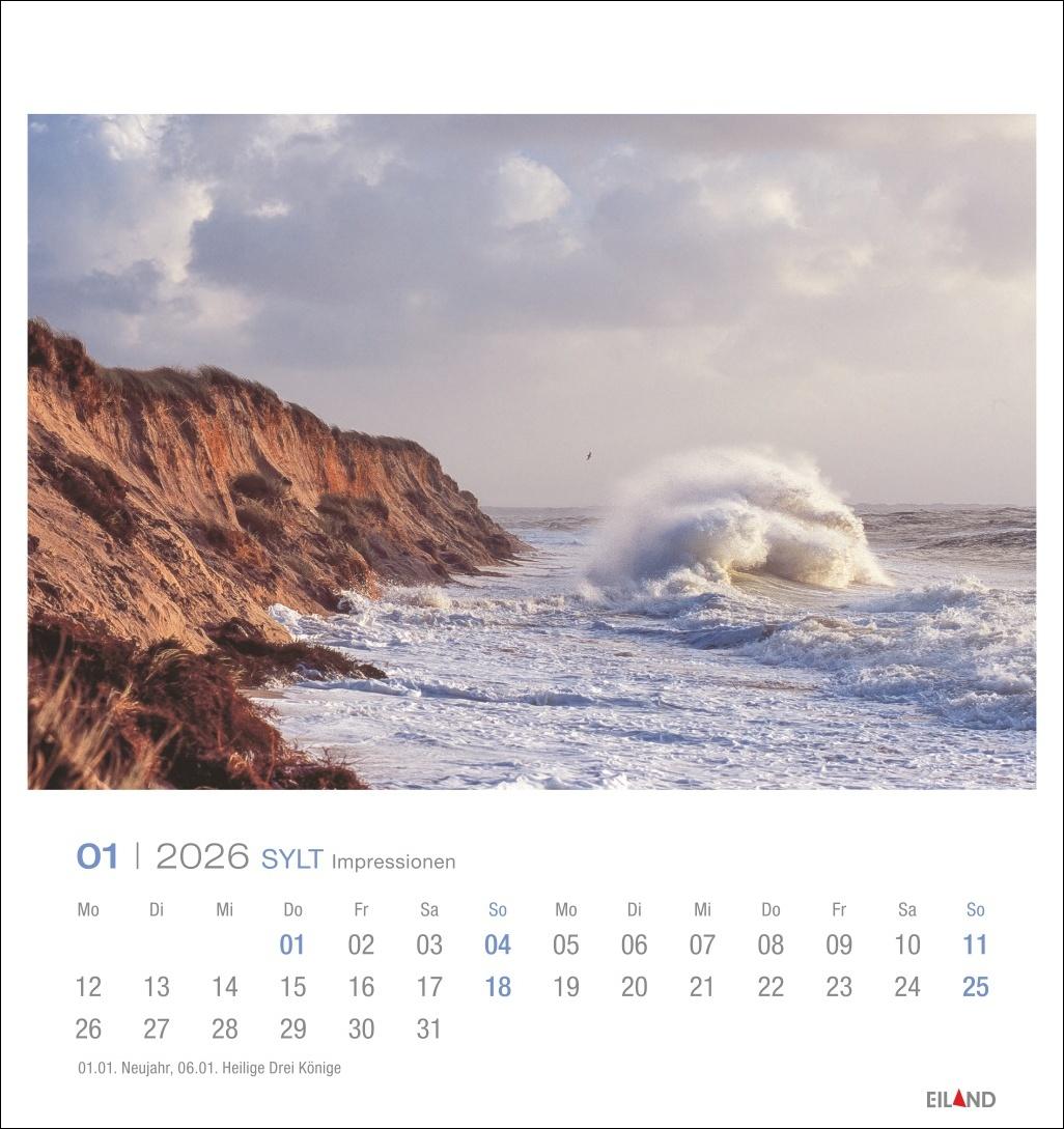 Bild: 9783964023810 | Sylt Impressionen Postkartenkalender 2026 | Hans Jessel | Kalender