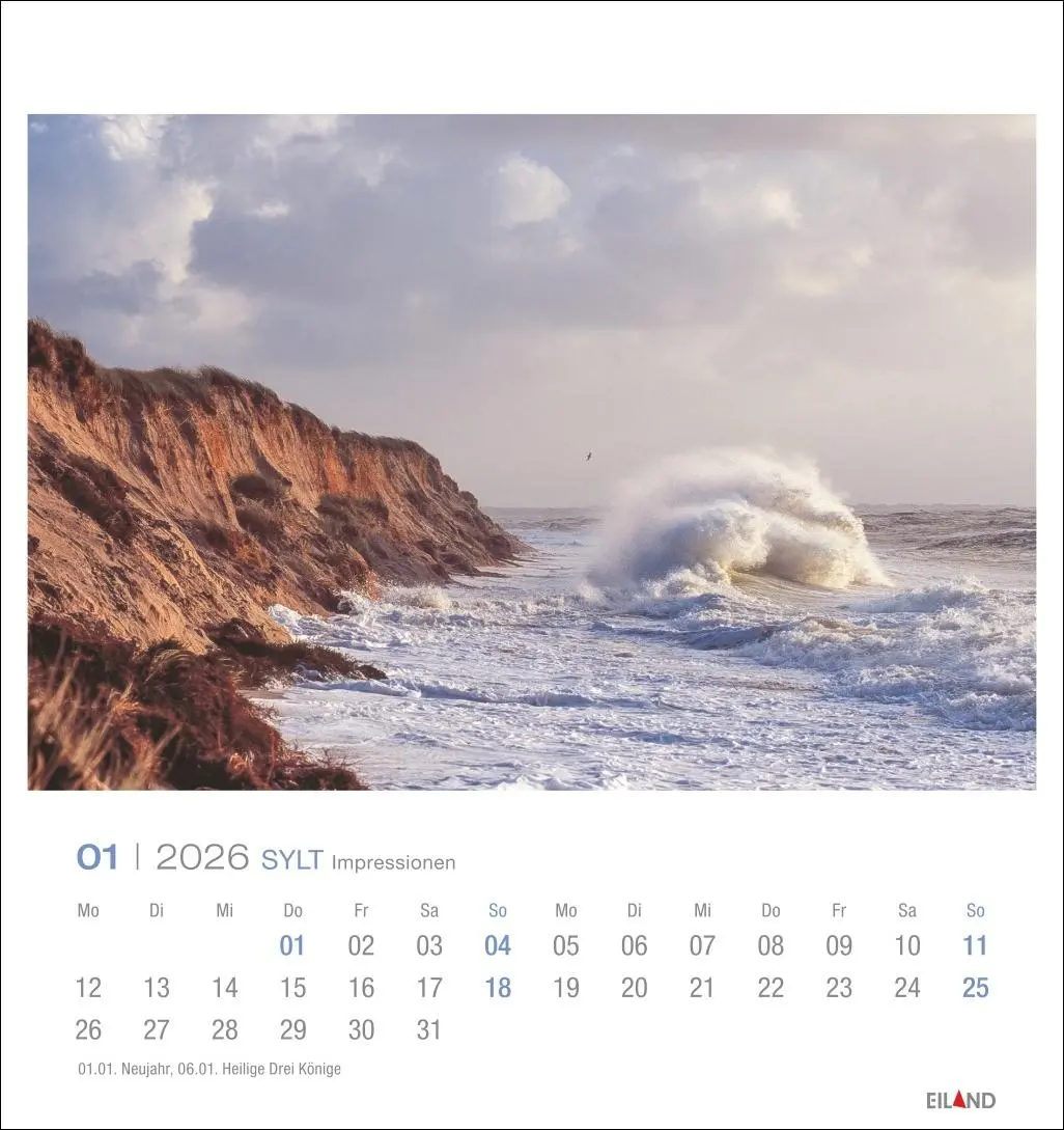 Bild: 9783964023810 | Sylt Impressionen Postkartenkalender 2026 | Hans Jessel | Kalender