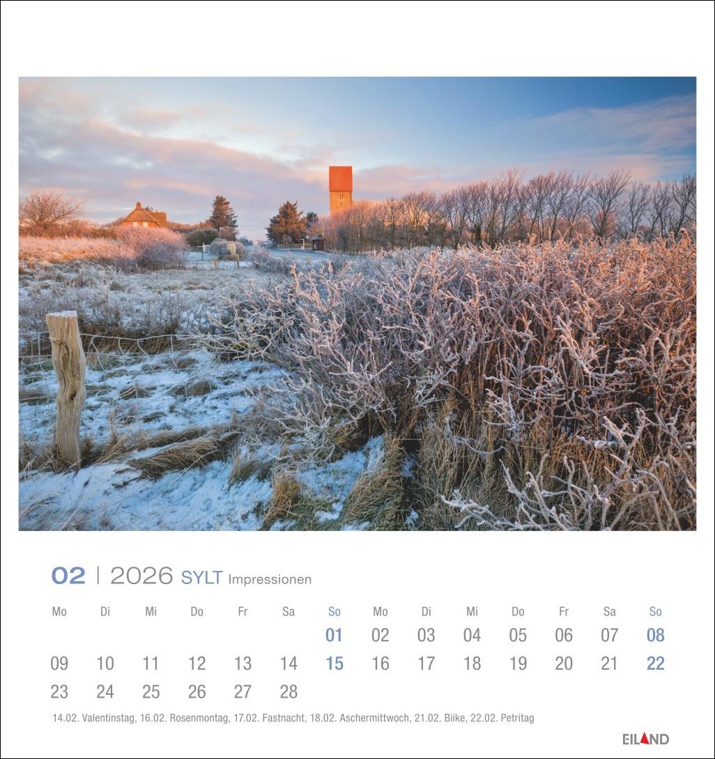 Bild: 9783964023810 | Sylt Impressionen Postkartenkalender 2026 | Hans Jessel | Kalender