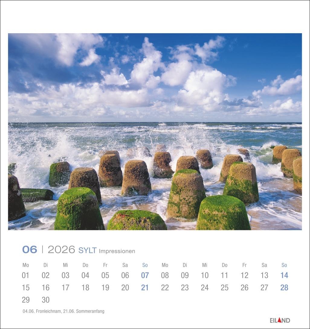 Bild: 9783964023810 | Sylt Impressionen Postkartenkalender 2026 | Hans Jessel | Kalender