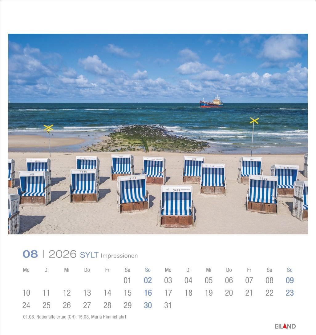 Bild: 9783964023810 | Sylt Impressionen Postkartenkalender 2026 | Hans Jessel | Kalender