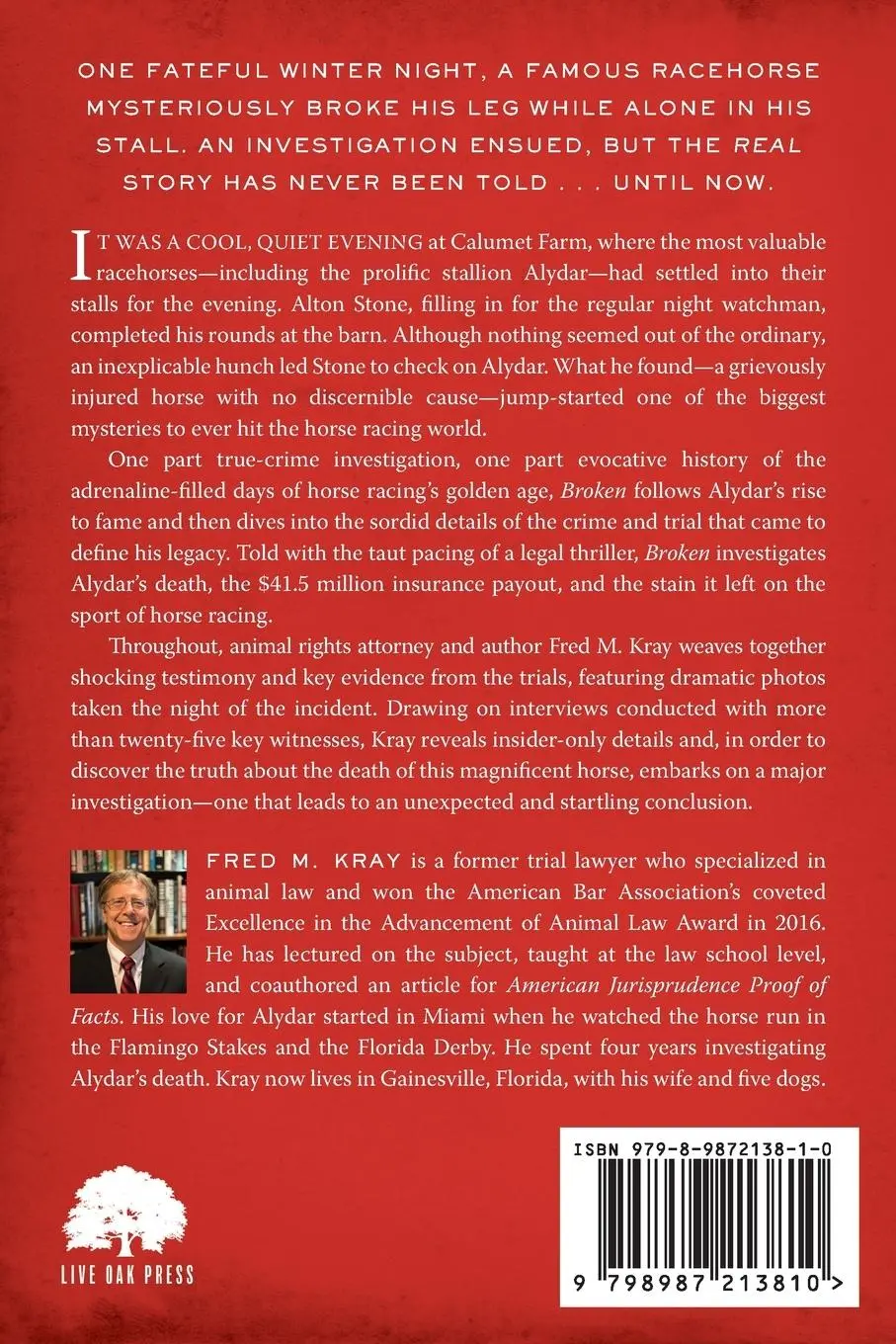 Rückseite: 9798987213810 | Broken | Fred M. Kray | Taschenbuch | Englisch | 2023 | Live Oak Press