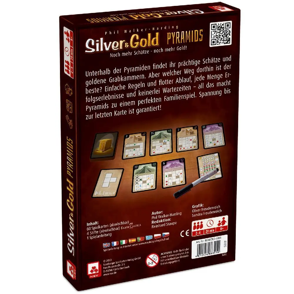 Bild: 4012426883910 | Silver &amp; Gold Pyramids - das Spiel für endlos viele Abenteuer | NSV