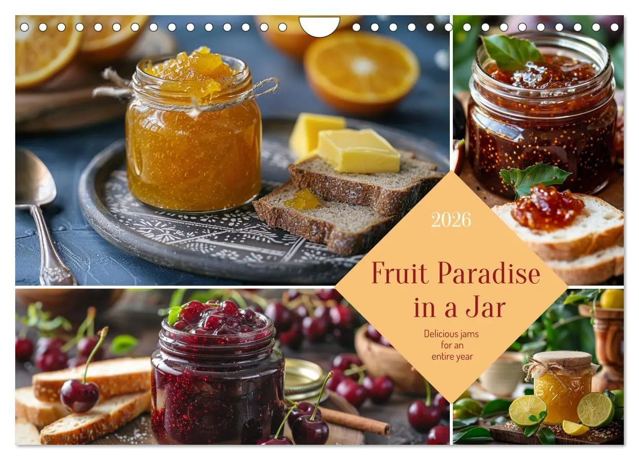 Cover: 9783516533910 | Fruit Paradise in a Jar (Wall Calendar 2026 DIN A4 landscape),...
