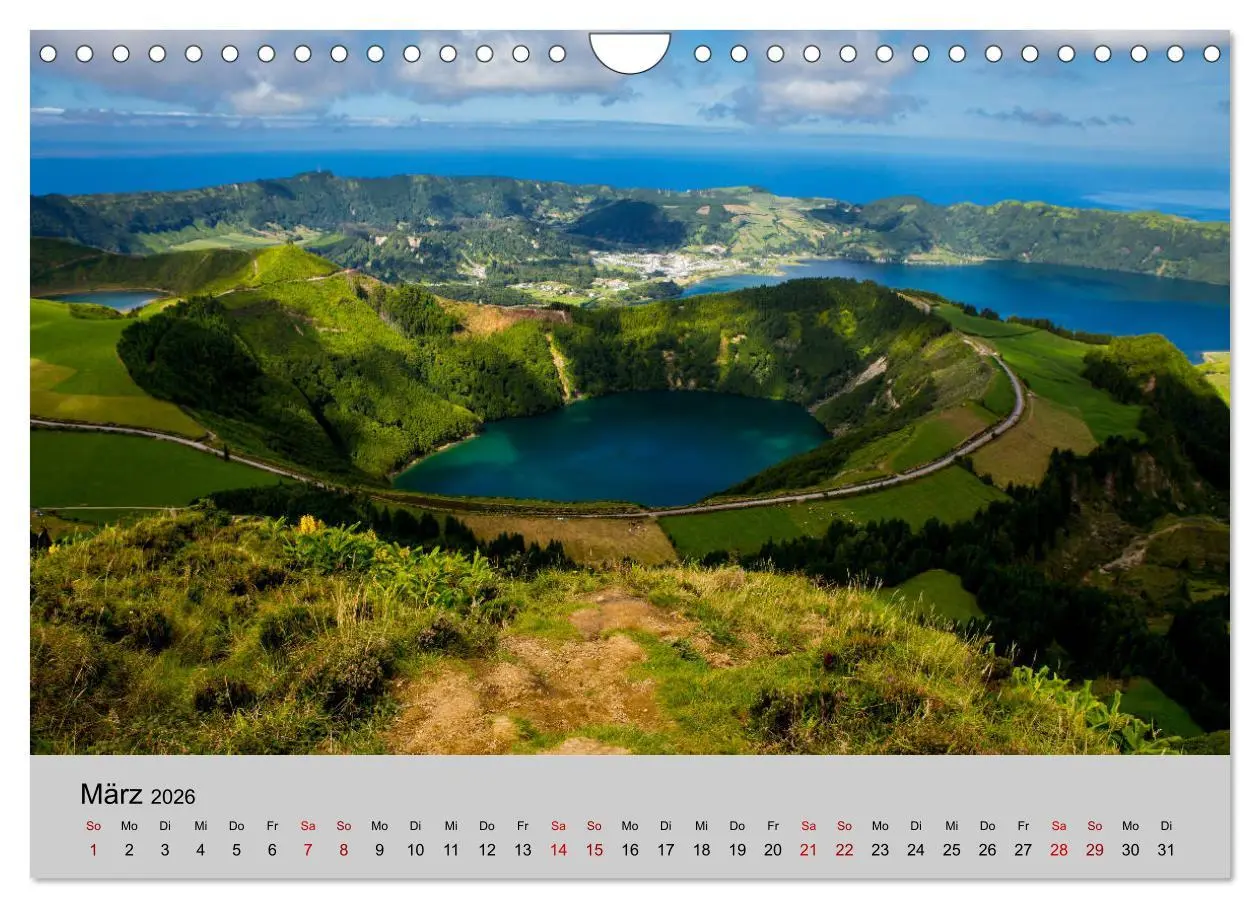 Bild: 9783457884010 | Azoren - São Miguel (Wandkalender 2026 DIN A4 quer), CALVENDO...
