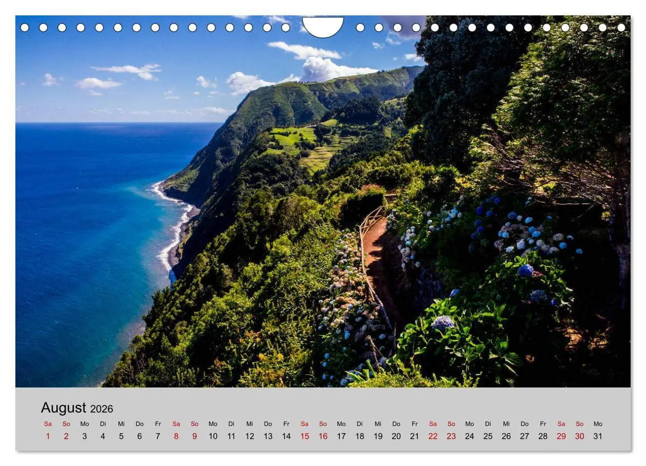 Bild: 9783457884010 | Azoren - São Miguel (Wandkalender 2026 DIN A4 quer), CALVENDO...